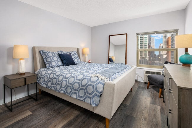 Dormitorio de la unidad modelo - Chestnut Place