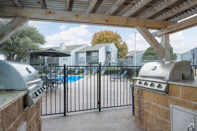 Estación de parrilla - Indian Run Apartments