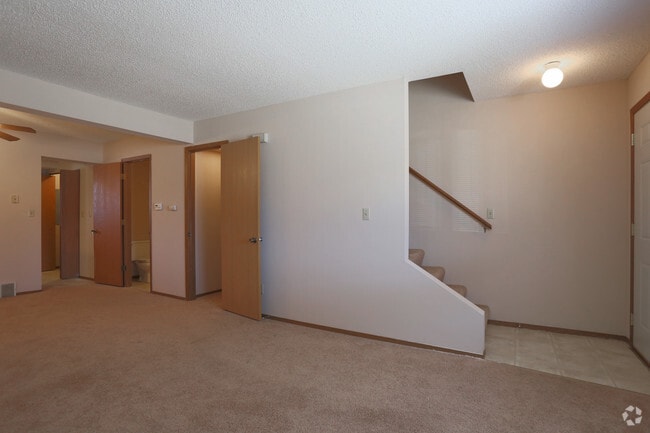 Half bathroom and coat closet are convenient and right off of Living/Dining area.