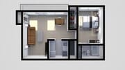 One bedroom