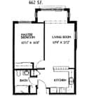 1BR/1BA