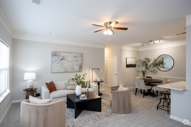 2BR, 2BA - 1,273SF - Living Room