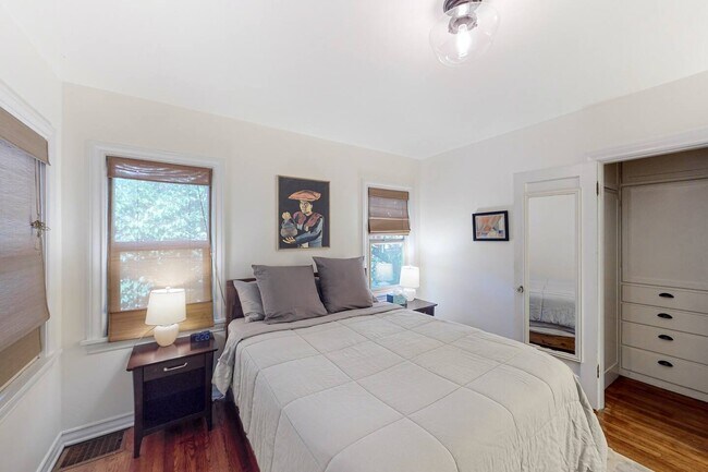 Master bedroom; walk in closets with built-in drawers - 4108 50th Ave S
