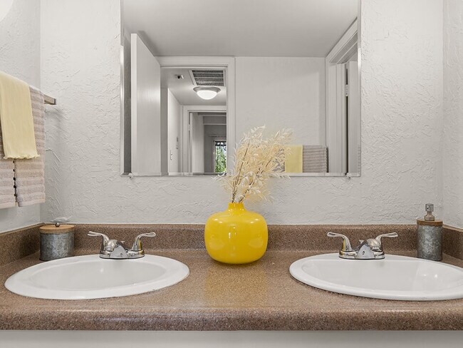 Dual Sink in Bathroom!