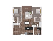 Merriweather floor plan Paragon At Columbia Overlook