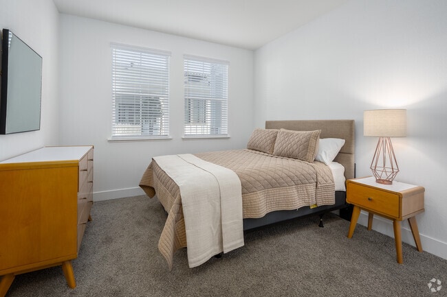 2BR, 2BA - 896SF - First Bedroom