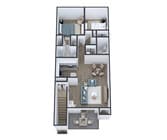 Two Bedroom, Two Bathroom