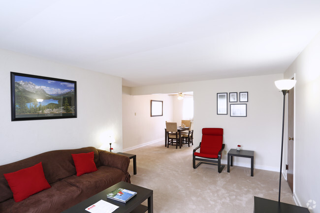 Living Room and Dining Room - Alvern Gardens Apartments