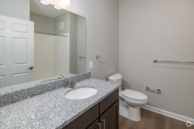 2BR, 1BA - 1,087SF - Bathroom