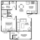 Santa Cruz | 1Bed/1Bath | 730 SF