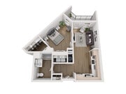 A8 floor plan Aria on the Row