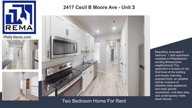 2417 Cecil B Moore Ave - 2417 Cecil B Moore Ave Apartment Unit 3