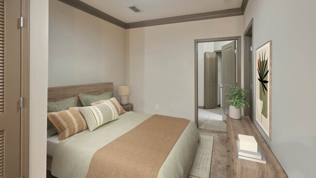 Bedroom with Hard Surface Flooring