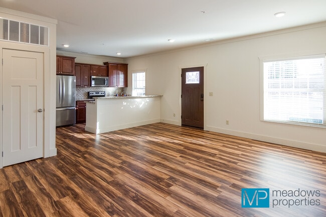 Living Room into Kitchen