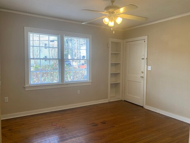 Living Room with Built In Bookcase - 1316 N Jefferson St Unit 1316 N Jefferson St. #1