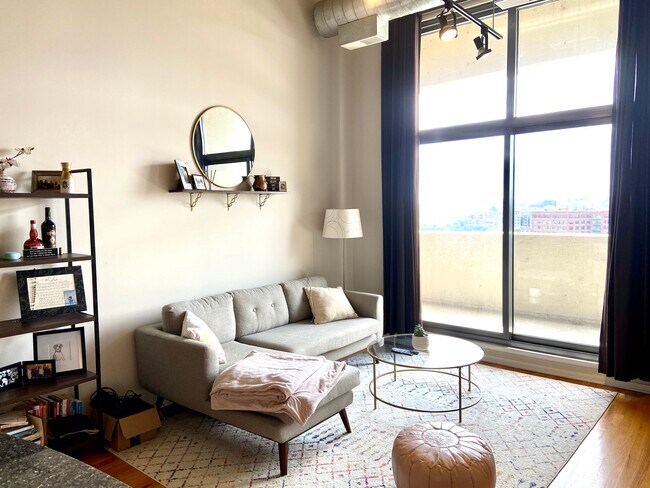 Living Room - 900 N Kingsbury St Unit 904