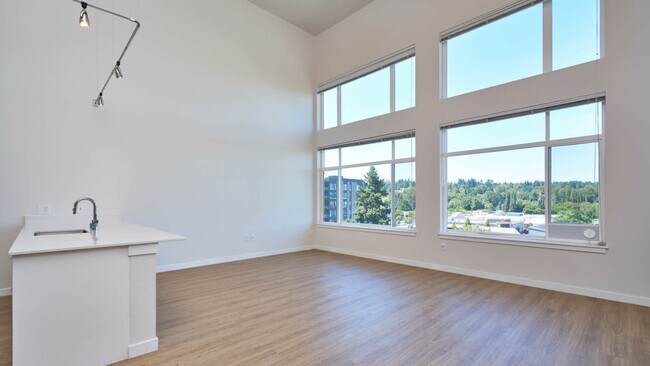 Sala de estar con suelo de superficie dura - Veloce