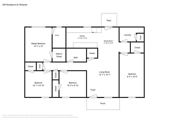 Photo - Remodeled 4-Bed, 2-Bath Home with Fenced Backyard in Mesquite, TX
