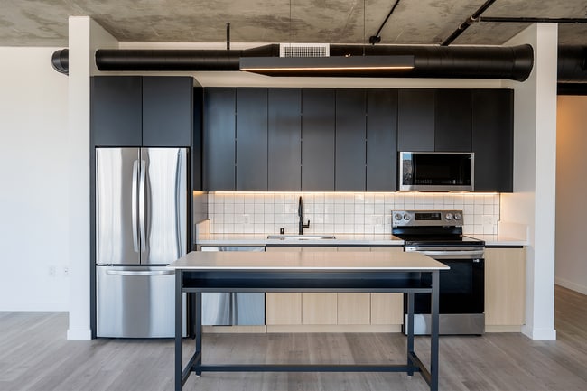 Penthouse Kitchen with Island