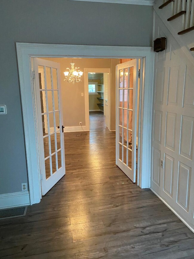 Living Room looking into Dining and Kitchen - 253 Jefferson St