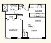 1BR/1BA