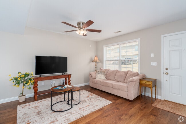 3BR, 2.5BA - 1,480SF - Living Room - 408 Circus Ave