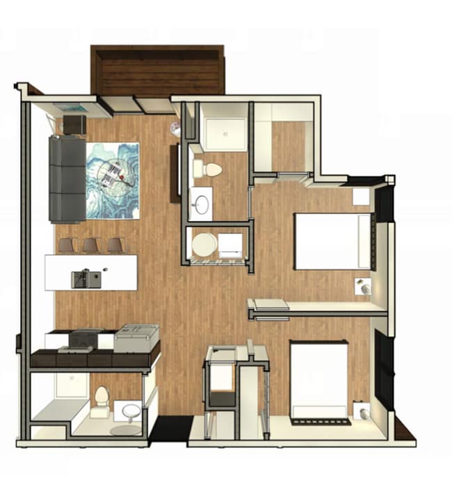 Building Photo - Modern 2-Bed, 2-Bath Apartment in the Hear...