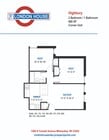 Highbury - 2 Bed / 1 Bath - 680 SF