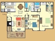 2BR/2BA