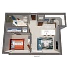 1Bed/1Bath