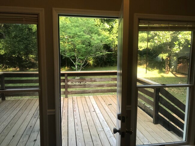 backyard view - 1122 Woods Edge Dr