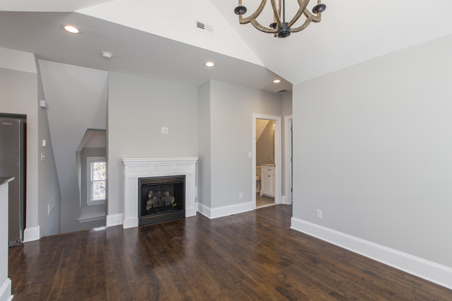 Living Room Fireplace - 125 Windsor Ave Apartments Unit 3