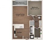 Floor plans are artist’s rendering. All dimensions are approximate. Actual product and specifications may vary in dimension or detail. Not all features are available in every apartment. Prices and availability are subject to change.