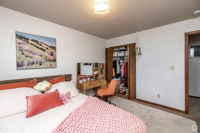 3BR, 1BA - 1,100SF - Second Bedroom - Newton Pointe Apartments