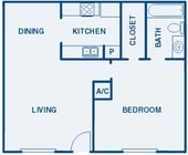 1BR/1BA