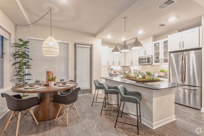 2BR, 2BA - 1217 SF B6 - Dining/Kitchen - The Gabriella