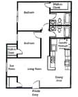 2BR/2BA