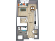 STUDIO - Floorplan M