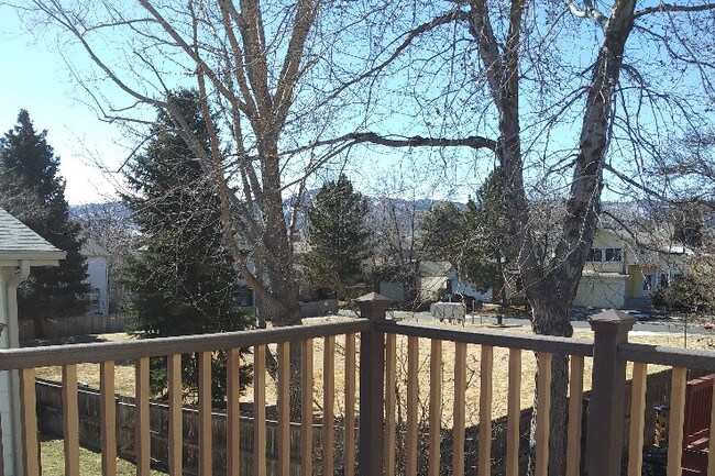 back deck - 8406 S Upham Way