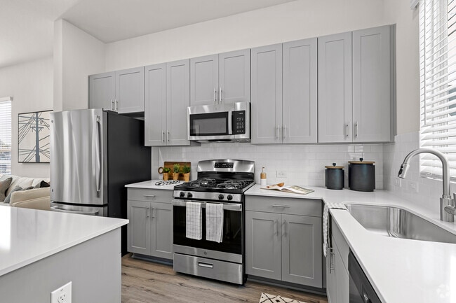 1BR, 1BA - 645SF (Valero) - Kitchen