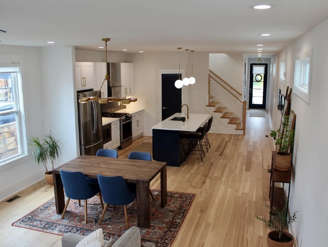 Modern Downtown Nashville 4 Bed, 3.5 Bath Home with Designer Finishes and Fully Fenced Backyard