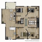 4 Bedroom 2 Bathroom 1,524 Sq Ft.