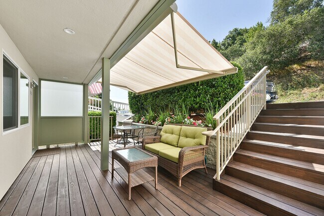 Front Deck with Power Awning - 25 Bayo Vista Way