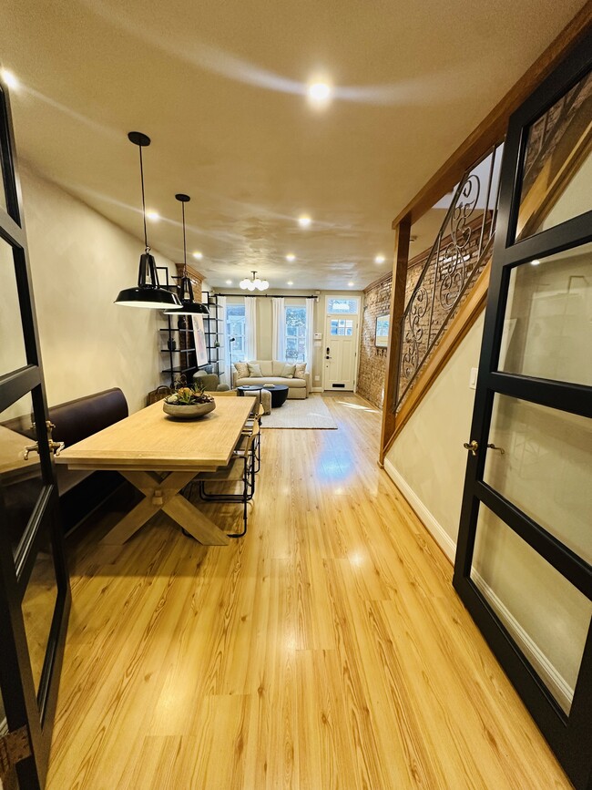 View from kitchen to front of house - 615 S Bambrey St