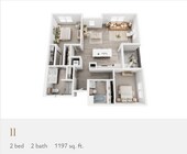 Plan 11 floor plan The Charles Denver West