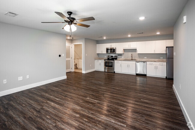 2BR, 2BA - 1,200SF - Living Room