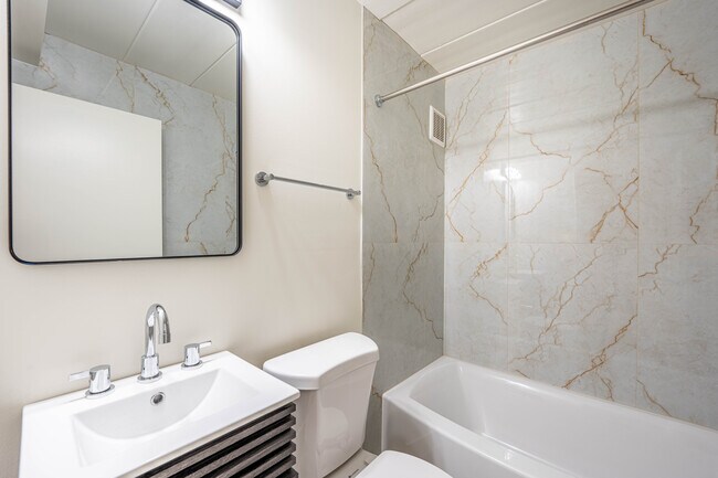 Pristine Bathroom - Montgomery Plaza Apartments