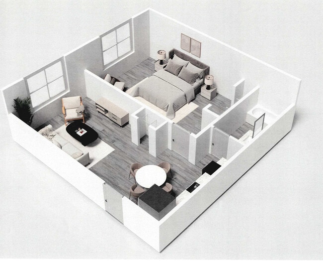 1-Bedroom, 570 sq ft