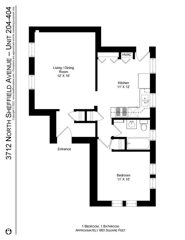 Photo - 3711 N Sheffield Ave Unit 204