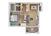 Amherst | 1BD, 1BA | 804SF